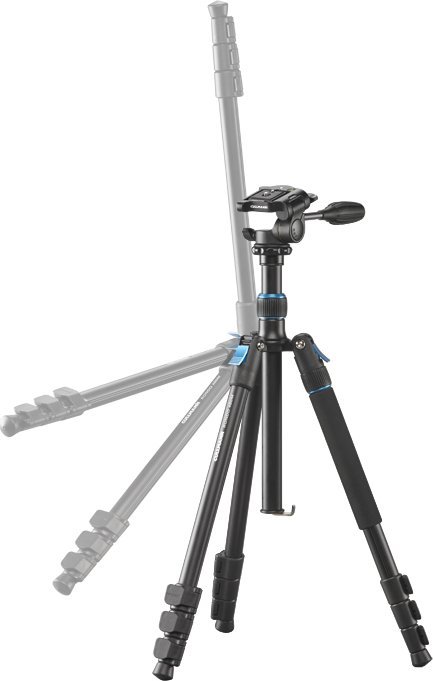 Tripod Cullmann Rondo 460M RW20, lartësi 41-157.5 cm, kapacitet 4 kg, i zi
