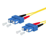 Kabllo fibër optike Metz Connect Singlemode OS2, patch duplex, 4m, e verdhë