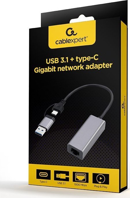 Përshtatës USB Gembird USB-C + USB 3.1