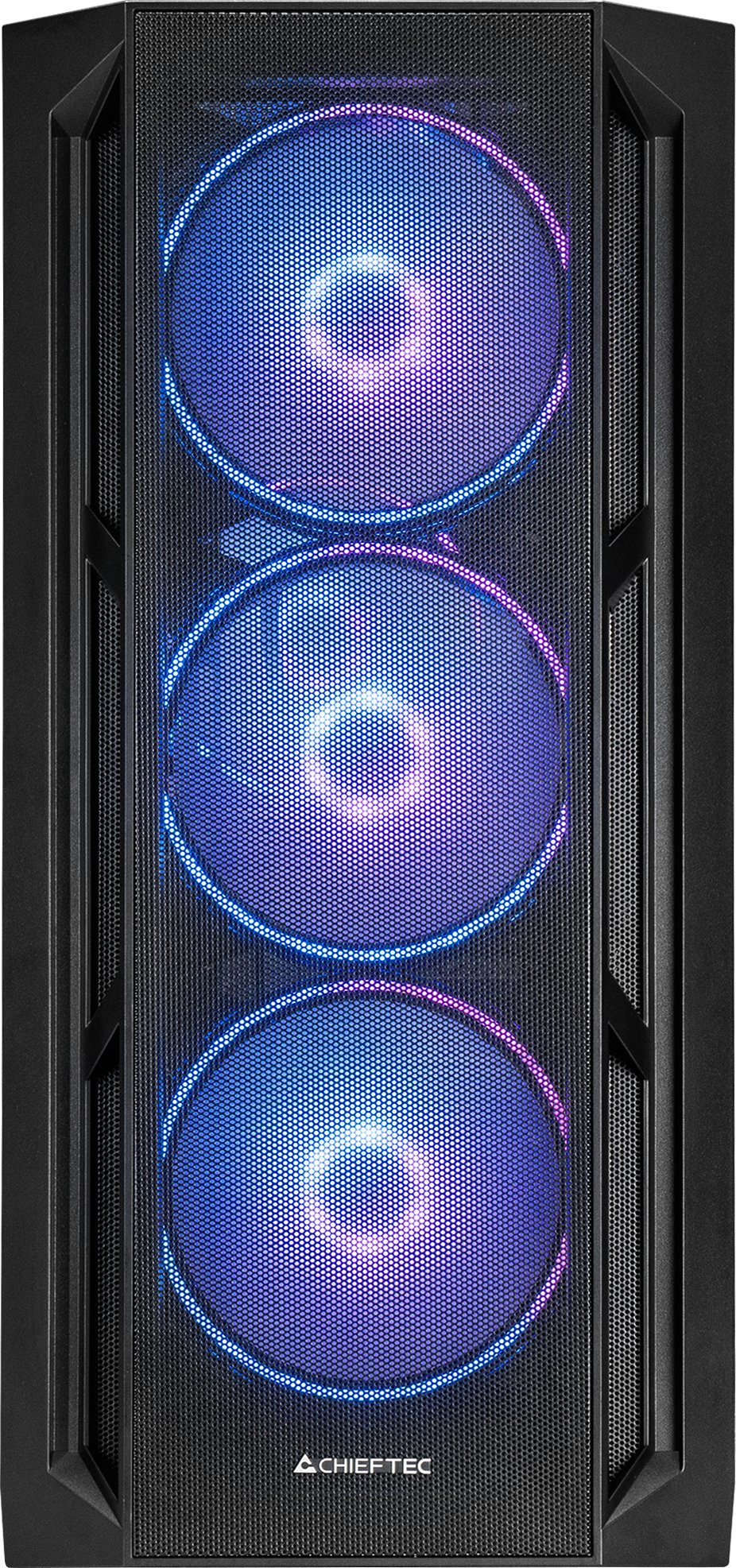 Kuti kompjuteri Chieftec GA-01B-L-OP APEX LUMO, ATX, RGB, e zezë