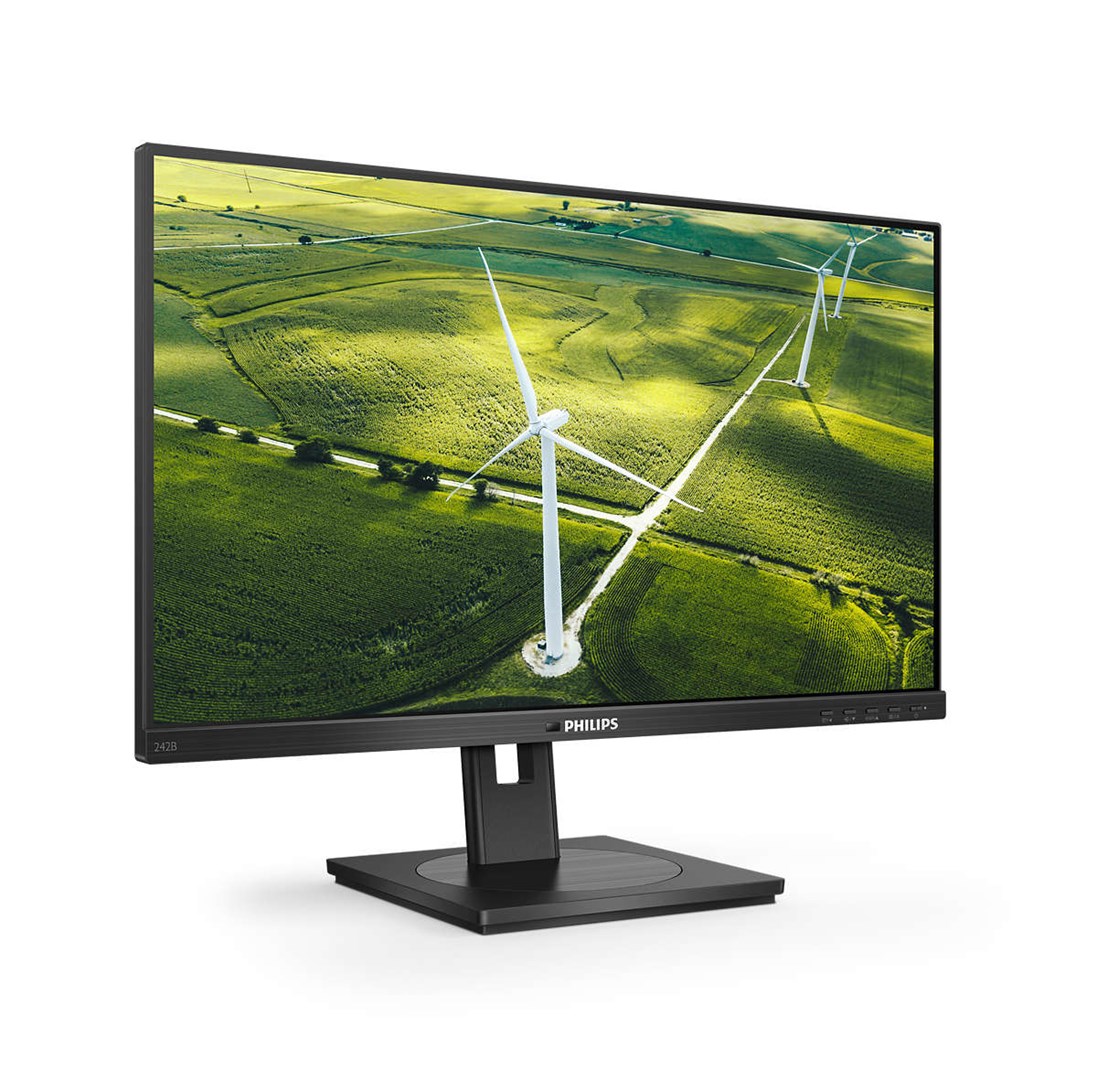 Monitor Philips 242B1G/00, 23.8", 1920 x 1080, Full HD, 75 Hz, i zi