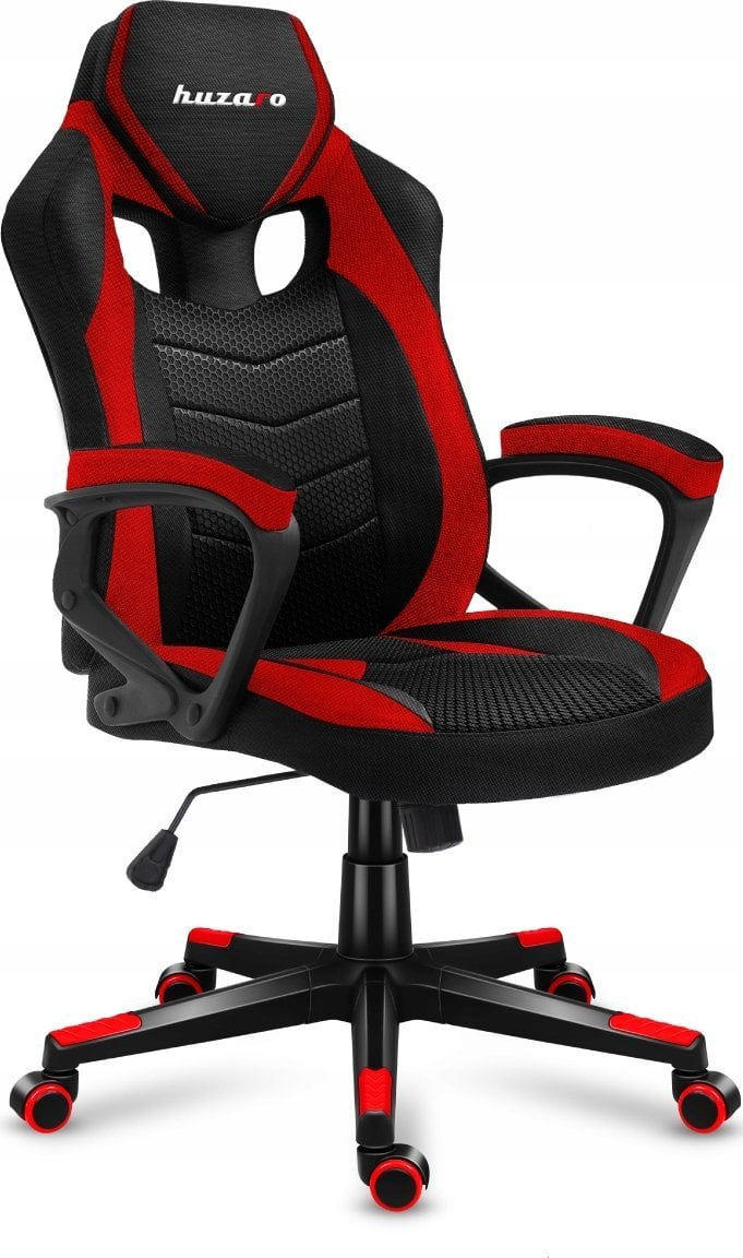 Karrige gaming Huzaro FORCE 2.5, mesh, ergonomike, e kuqe