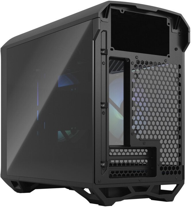 Kasë kompjuteri Fractal Design Torrent Nano ARGB Black TG Light Tin