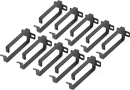 Unaza organizuese për kabllo Digitus DN-19 ORG-2-SW, set 10 copë, për kabinete 19", e zezë