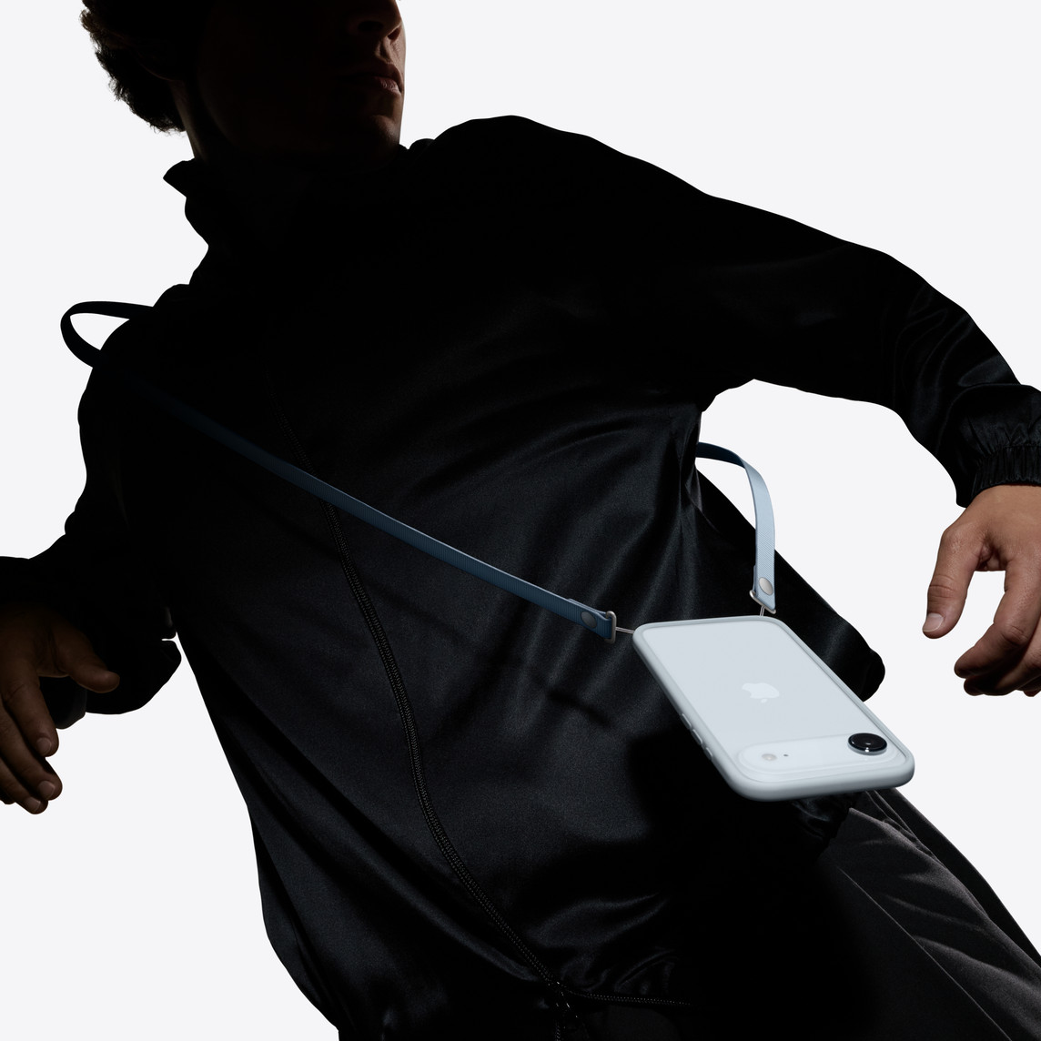 Apple Crossbody Strap, Light Blue