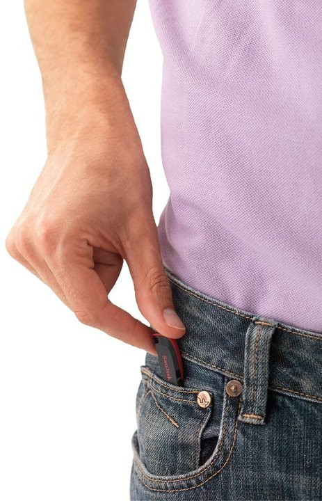 USB SanDisk Cruzer Blade, 32 Gb, e zezë - kuqe