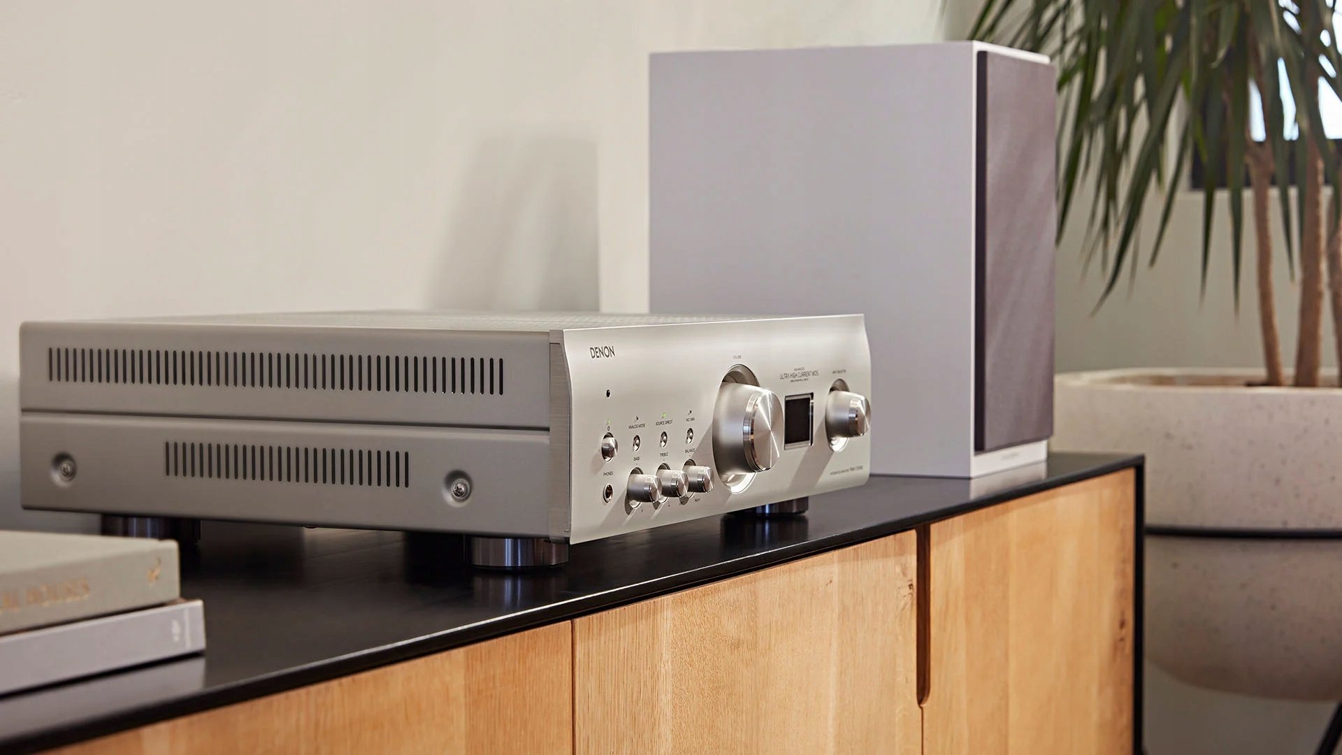 Amplifikator Hi Fi Denon PMA 1700NE, 2 kanale, 140W, argjendtë