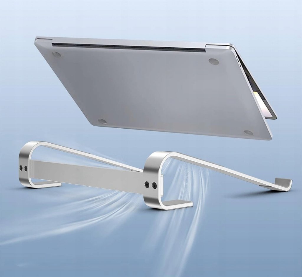 Сталак за лаптоп Арт P22, метален, 10-17\", сребрен