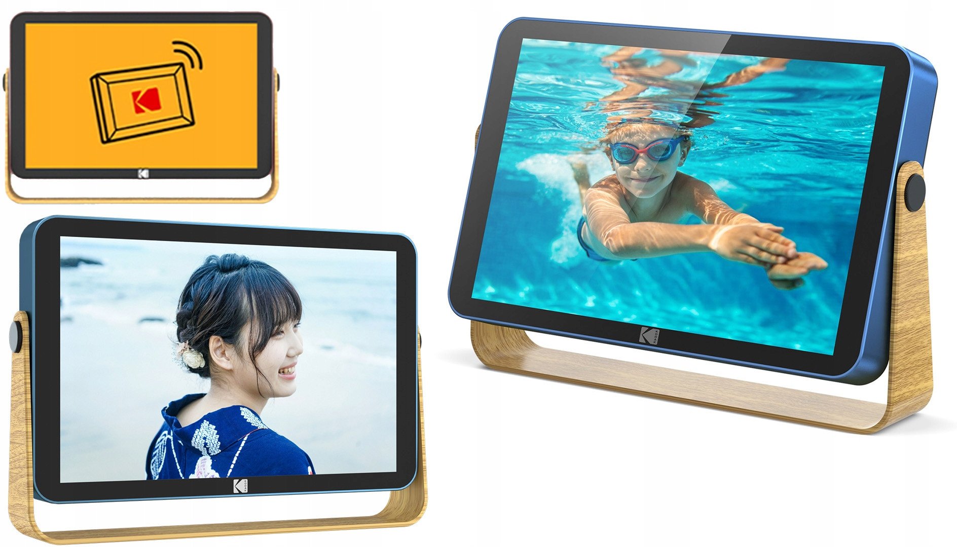 Kornizë digjitale Kodak RWF-108V, 10", WiFi, blu