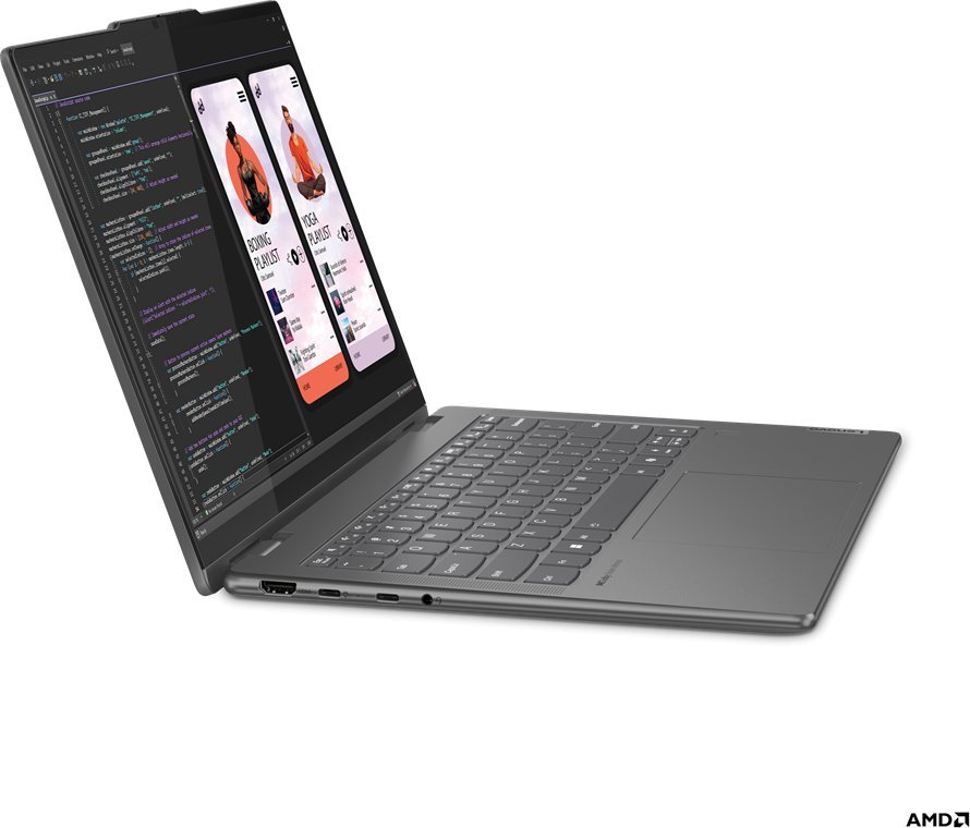 Laptop Lenovo YOGA 7, 14", AMD Ryzen 7 8840HS, 16GB RAM, 1TB SSD, AMD Radeon 780M Graphics