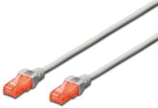 Kabllo rrjeti Digitus DK-1612-030, U/UTP, Cat.6, 3m, e hirtë