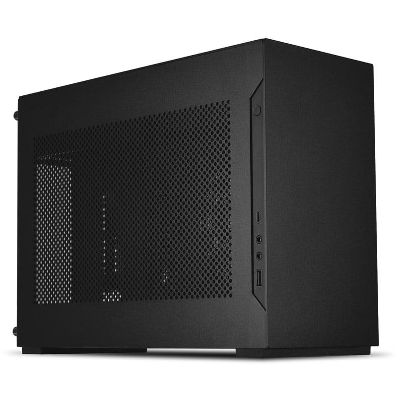 Kutia PC Lian Li A4 H2O X4, Mini ITX, 240mm radiator, e zezë