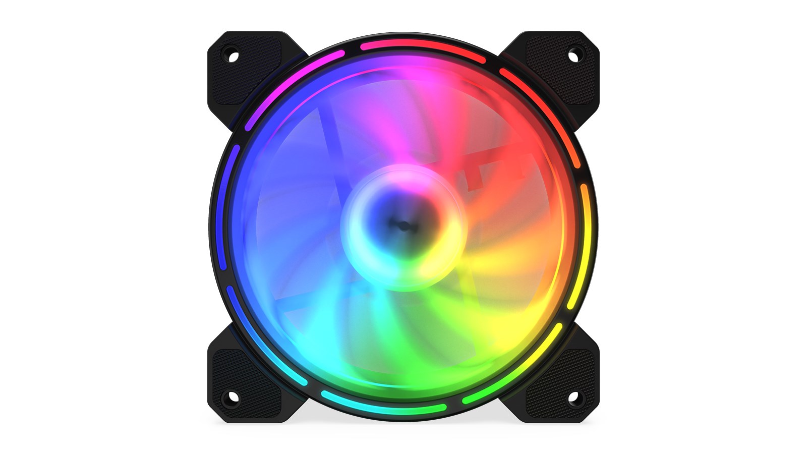 Ftohës Krux LUNAR 120 ARGB, 12 cm, i zi