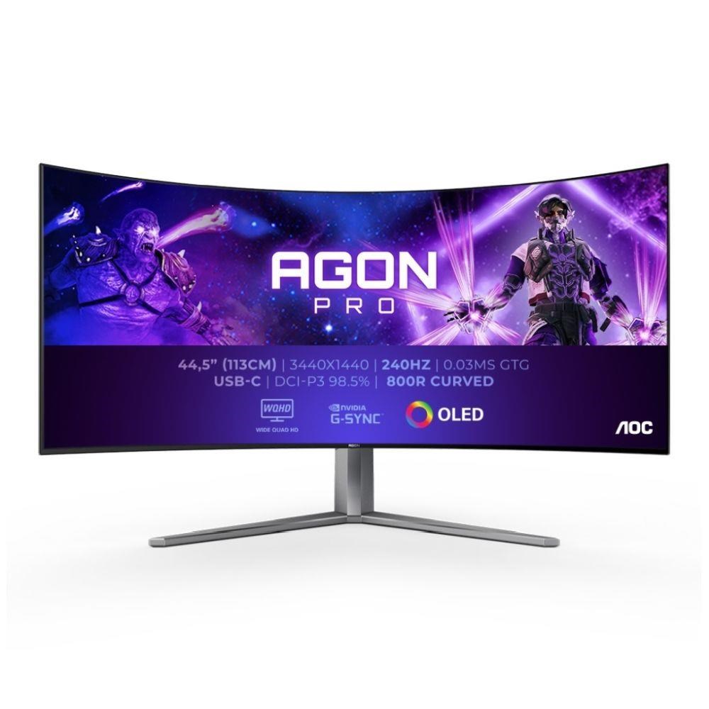 Monitor AOC AGON PRO AG456UCZD, 45”, OLED, UltraWide, QHD, e zezë