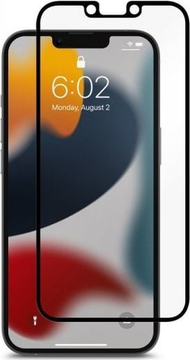 Folie mbrojtëse Moshi iVisor AG, për iPhone 13 13 Pro, matte, me kornizë të zezë