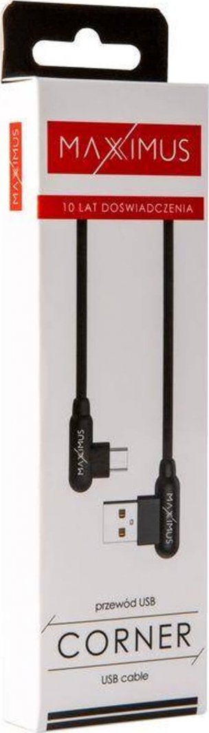 Kabllo USB Maxximus USB A në microUSB, 1 m, fast charge 2.4A, e zezë