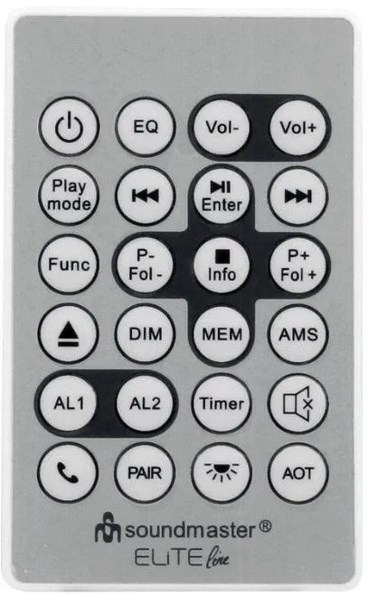 Radio CD Soundmaster EliteLine UR2180SI, DAB+, FM, 6W, argjendi