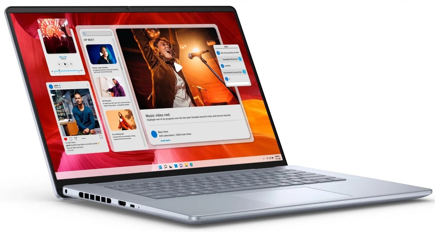 Laptop DELL Inspiron, 16", Intel Core Ultra 7 155H WUXGA Touch, 32GB LPDDR5x-SDRAM, 1TB SSD, Intel Arc Graphics, e kaltër e hapur, Repacked