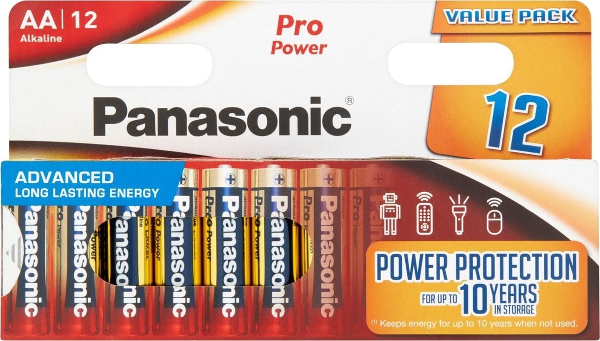 Bateri alkaline Panasonic Pro Power AA, paketë
