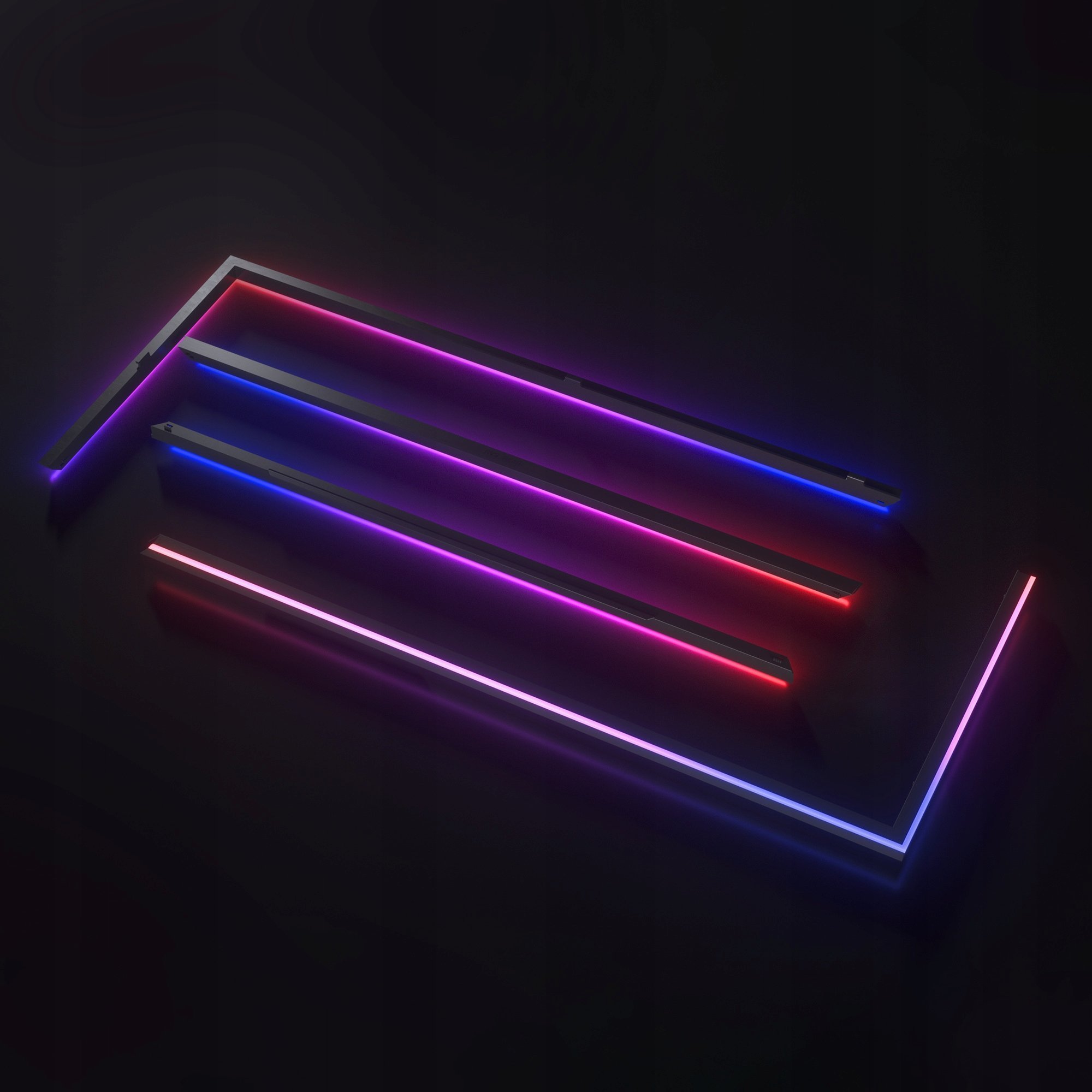 Set ndriçimi DRGB Phanteks NV7 Premium, 4 module LED, për kasë NV7, i zi