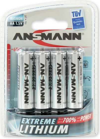 Bateri AA/ R6 Ansmann Extreme, 1.5V, 4 copë