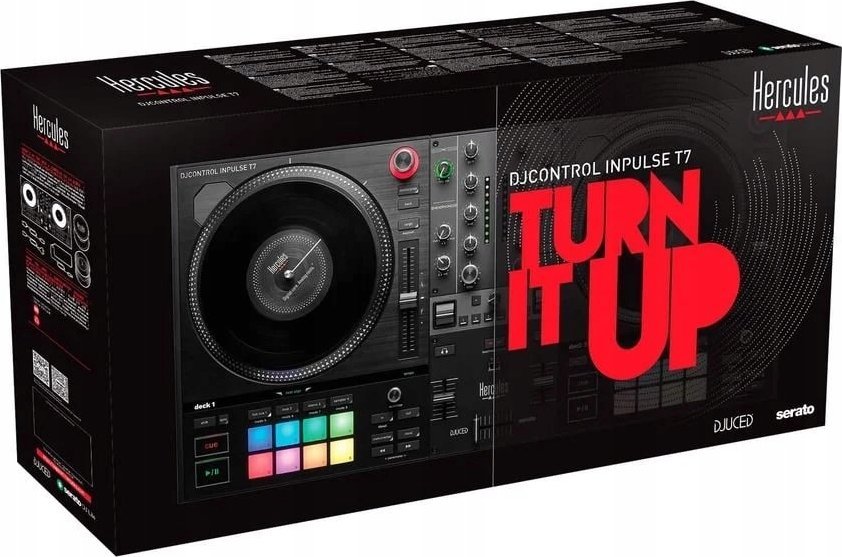 Kontrollues DJ Hercules T7, pjata motorike, me Serato DJ Lite, i zi