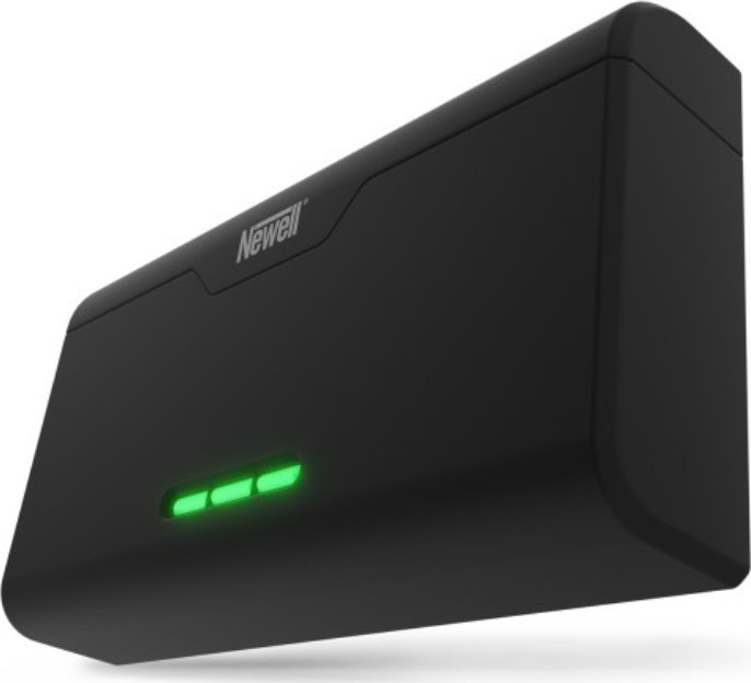 Karikues tresh Newell për GoPro Hero 5 6 7 8 9 10 11, USB C, me tregues LED, i zi