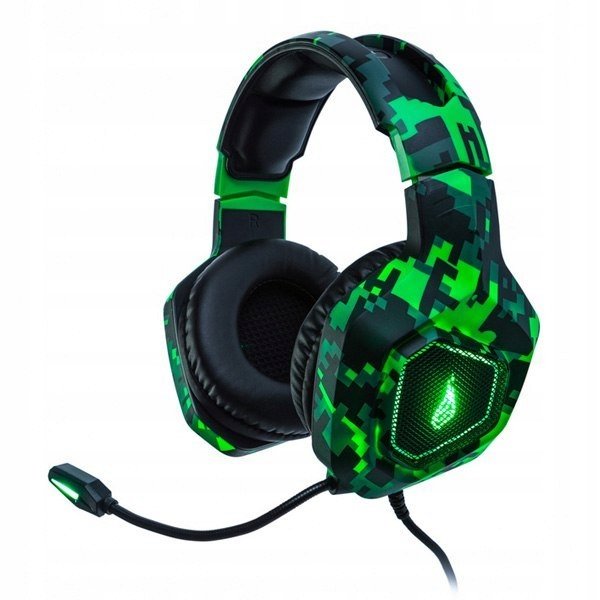 Kufje gaming SureFire Skirmish SUF48821, me mikrofon, LED, kamuflazh