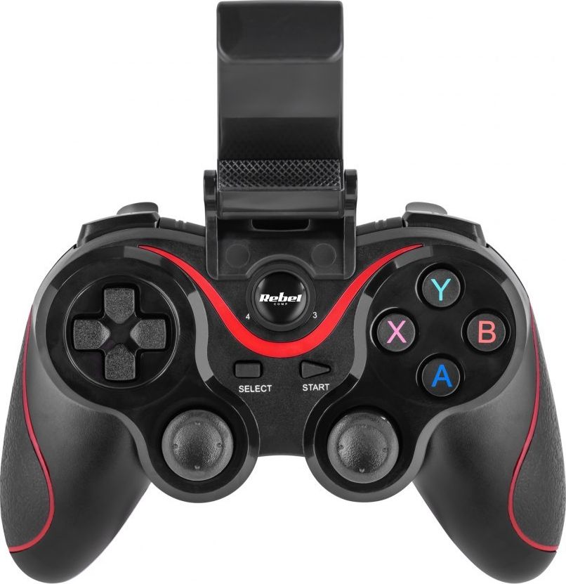 Gamepad Rebel Comp, безжичен, Bluetooth, црн