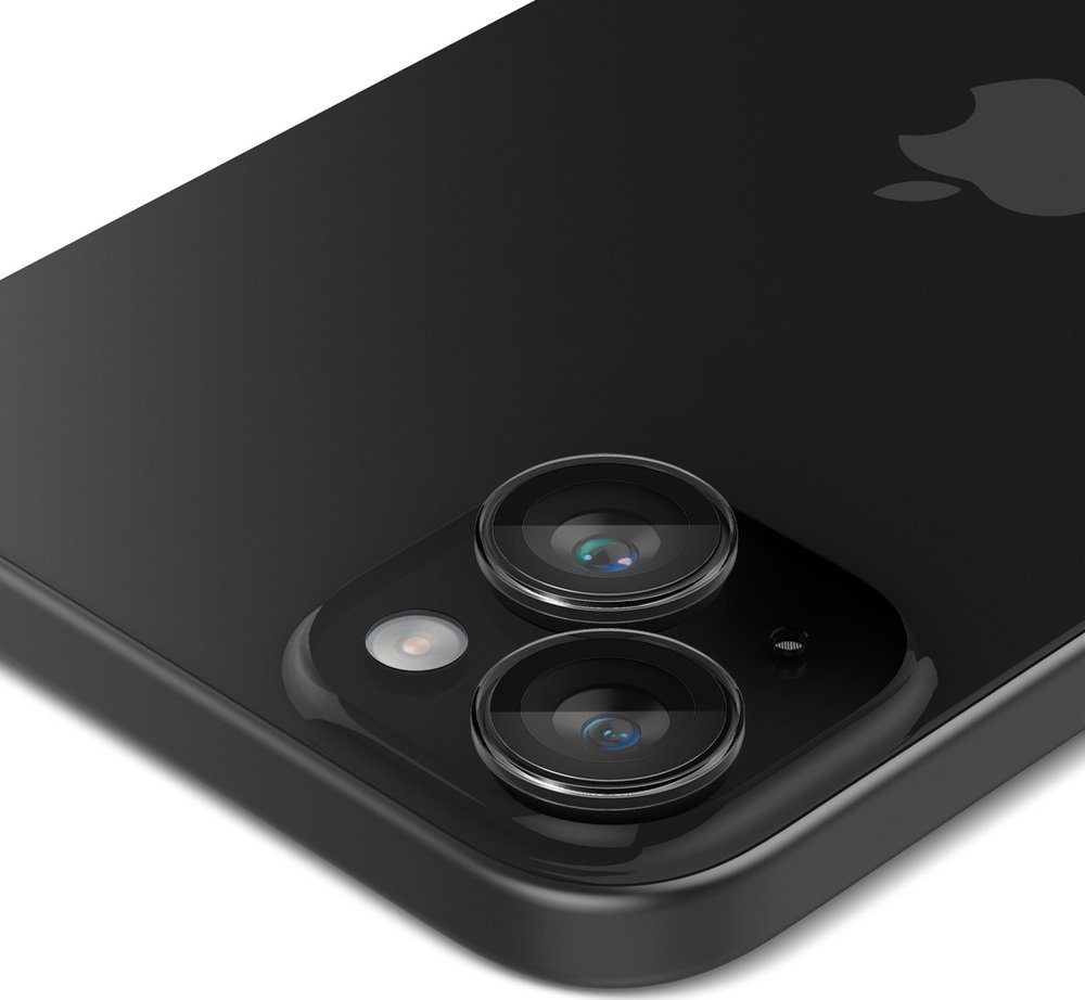 Заштита за камера Spigen Glass tR EZ Fit Optik Pro, 2 парчиња, проѕирна, за iPhone 15 15 Plus 14 14 Plus