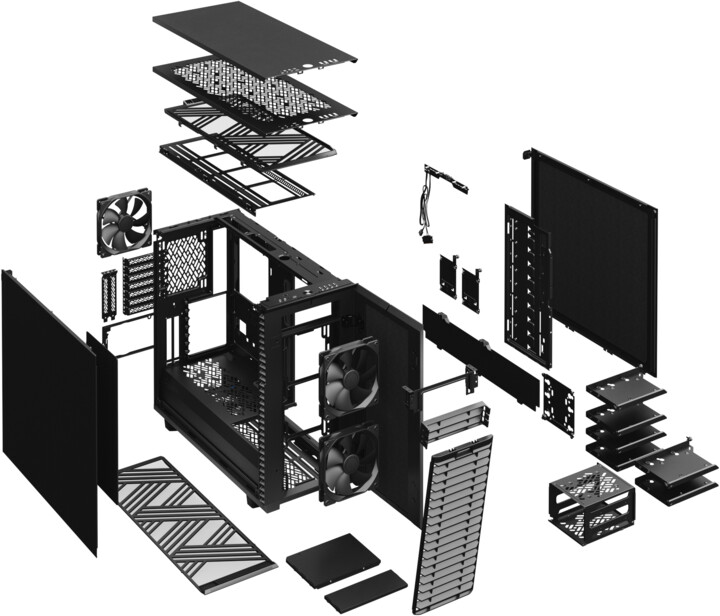 Fractal Design Define 7 Куќиште, црно