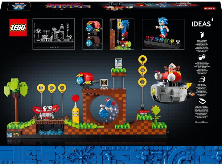 Set LEGO® 21331 Sonic the Hedgehog™ – Green Hill Zone, 1125 pjesë