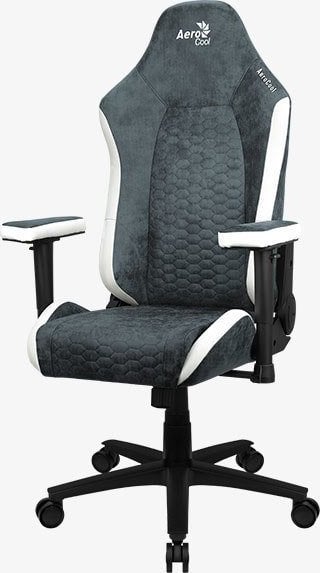 Karrige Aerocool Crown AeroSuede, Steel Blue​, e zezë/e bardhë