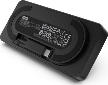 Dock USB C Lenovo 40B90100EU, Dual Display 4K, me Power Delivery, i zi Eclipse Black