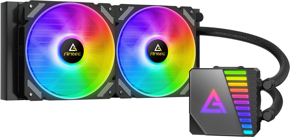 Ftohës uji për CPU Antec Symphony 240 ARGB, AIO, radiator 240mm, i zi