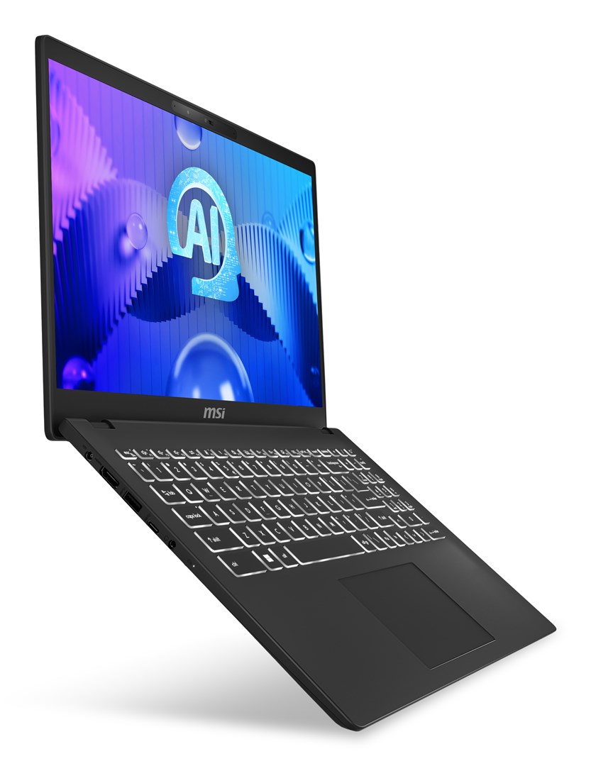 Laptop MSI Modern 15 H AI C1MOG, 15.6", Intel Core Ultra 5, 16GB RAM, 512GB SSD, i zi