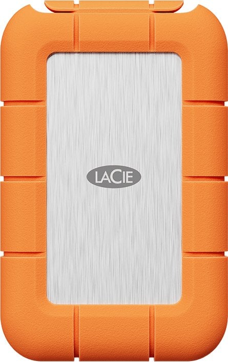 Надворешен тврди диск LaCie STND1000400, 1TB, USB Type C 3.2 Gen 1, сиво-портокалов