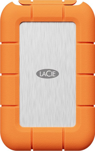 Надворешен тврди диск LaCie STND1000400, 1TB, USB Type C 3.2 Gen 1, сиво-портокалов