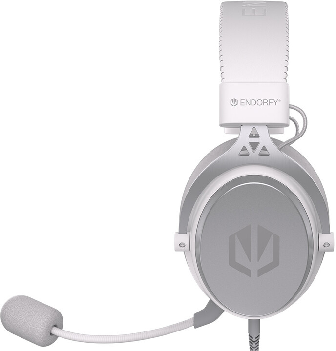 Kufje Endorfy Viro Plus USB Onyx White, të bardha