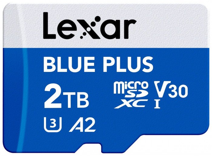 Kartë memorie Lexar Micro SDXC, 2TB, 160MB/s UHS I, blu