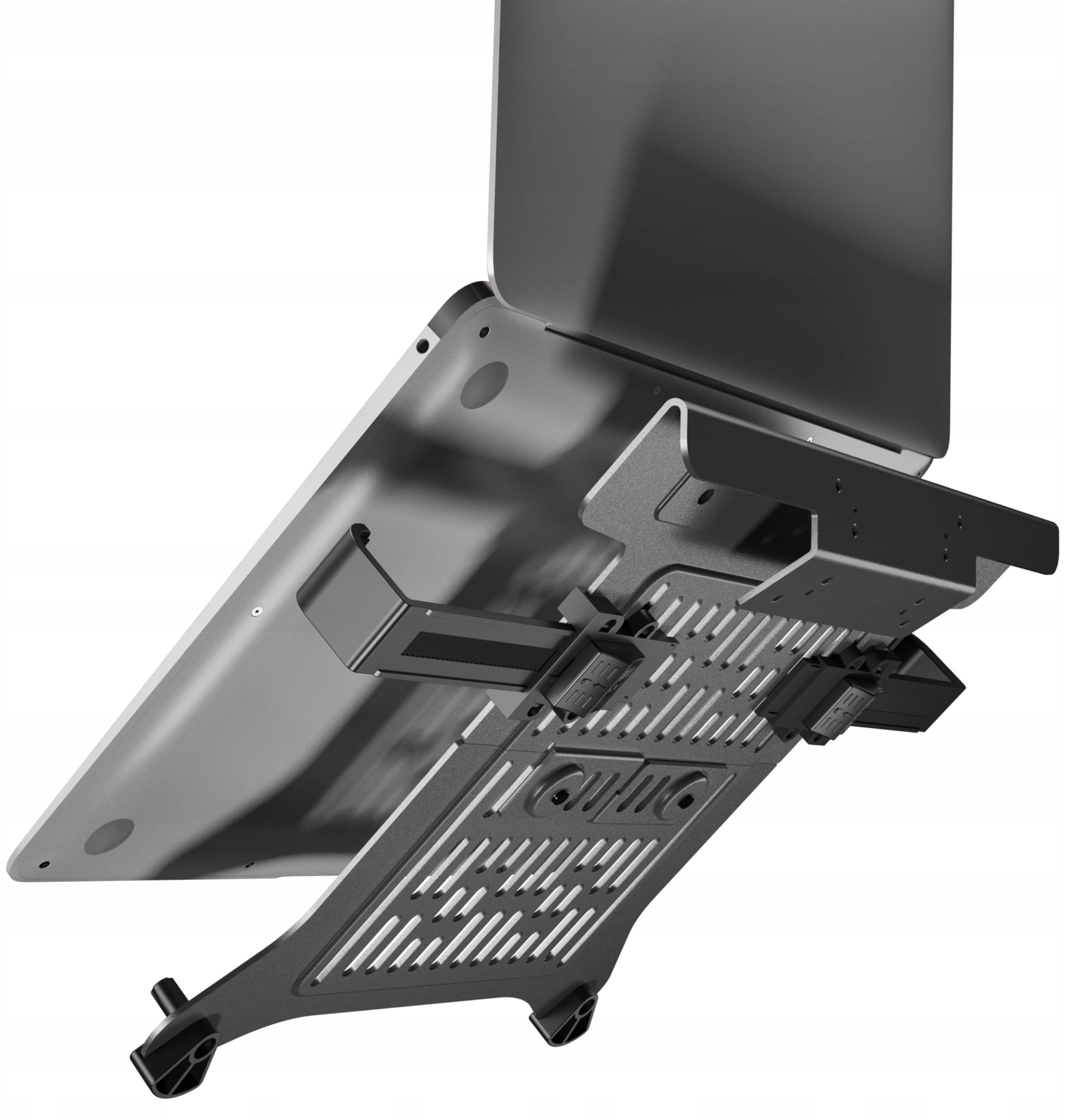 Mbajtëse tavoline për monitor dhe laptop NB H100 FP, rregullim 3D, deri 30" monitor 17" laptop, grafit