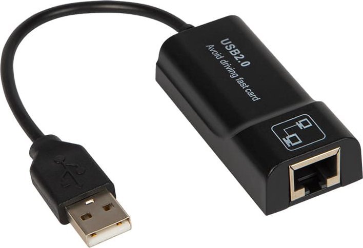 Adapter rrjeti USB në RJ45 K-02, 100 Mbps, i bardhë
