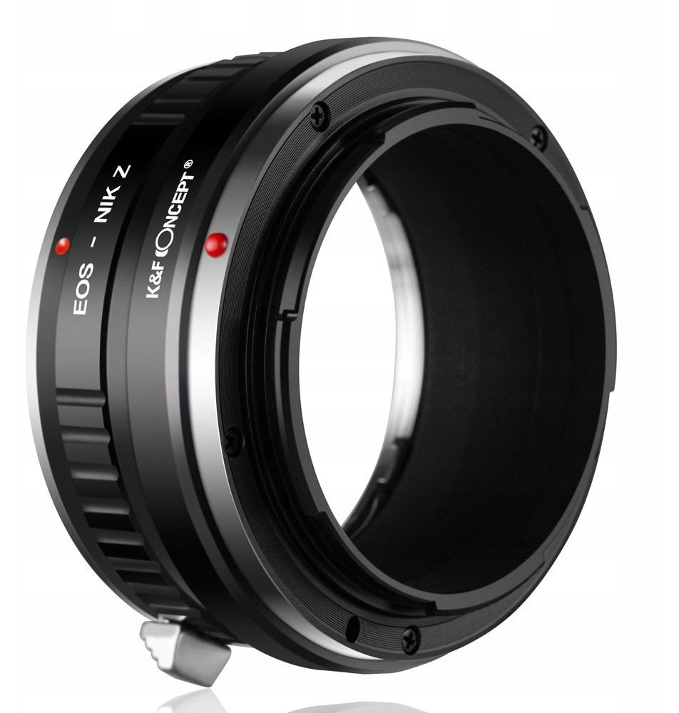 Adapter lente K&amp;F Concept EOS në Nikon Z, metalik, portokalli