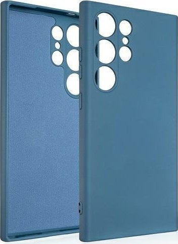 Mbulesë silikoni Beline për Samsung Galaxy S24 Ultra S928, silikon i butë, ngjyrë blu
