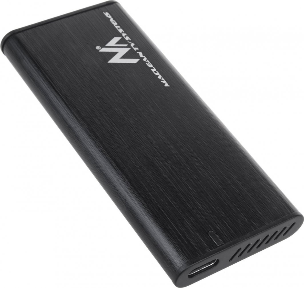 Kuti e jashtme për SSD M.2 Maclean Pocket MCE443, NVMe PCIe dhe SATA NGFF, USB 3.1, alumin