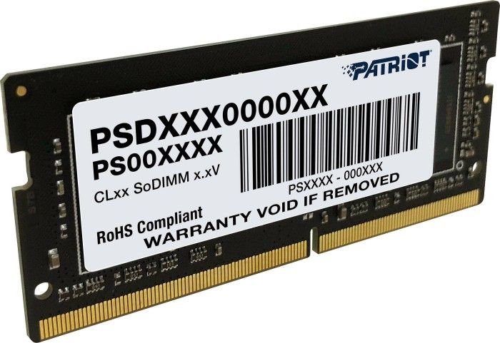 Memorie RAM për laptop Patriot Signature PSD432G32002S, 32GB DDR4, 3200MHz, SODIMM