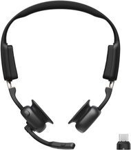 Kufje wireless SHOKZ OpenMeet UC, Bluetooth, USB Type C, të zeza