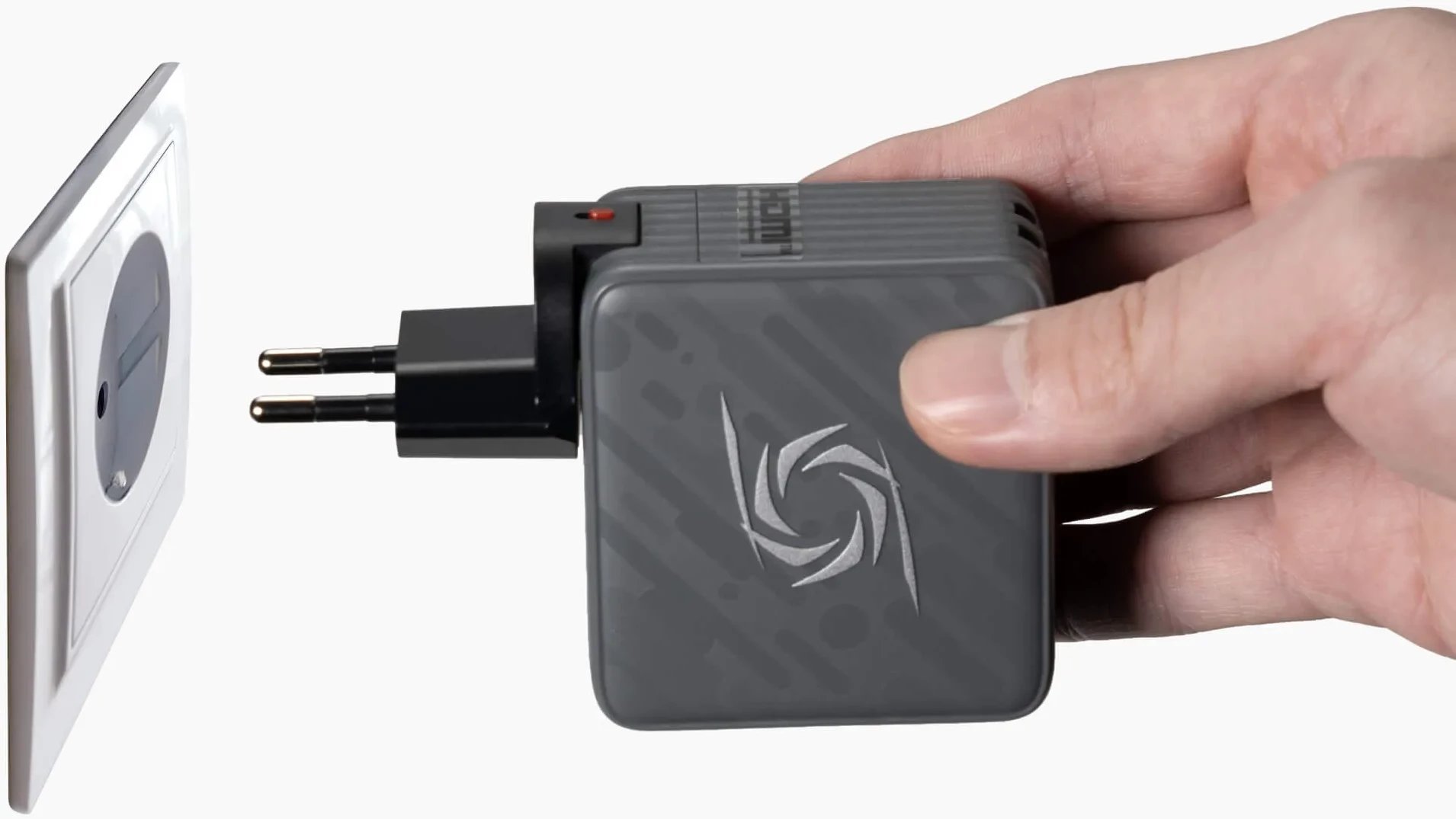 Полнач хаб AVerMedia CORE GO GC313, 100W GaN, 3 порти, бел