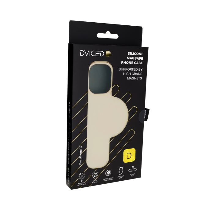 Dviced Silicone MagSafe iPhone 17 Case, Beige
