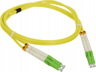 Kабел patch cord Alan SM LC/APC LC/APC Duplex, 2m, 9/125, жолт